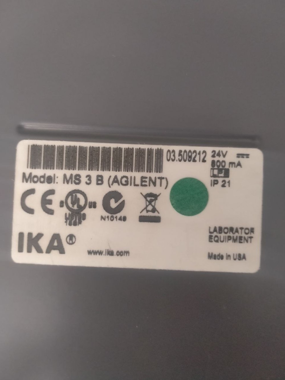 Orbital IKA MS3 para Placas PCR