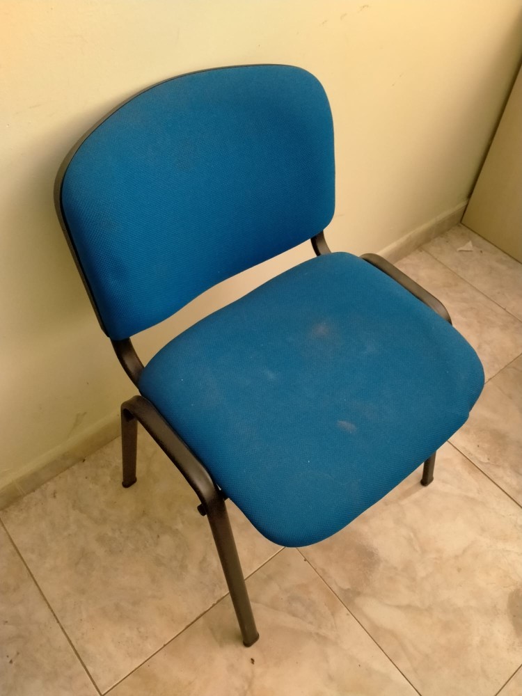 Silla de confidente Azul. 