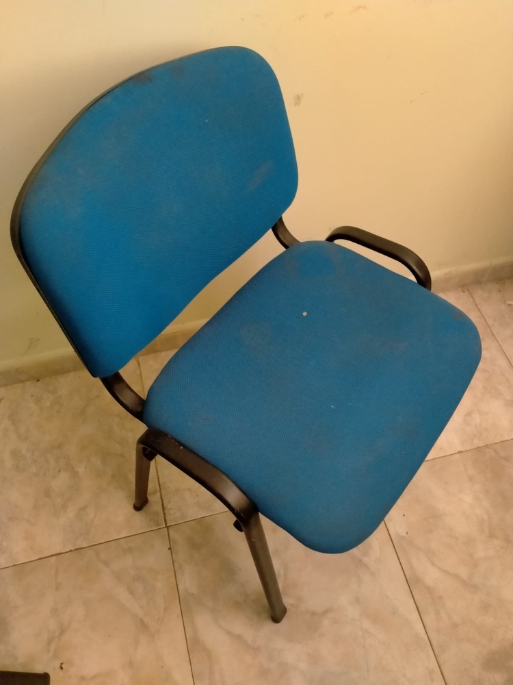 Silla de confidente Azul. 